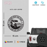 Compact Jeep Adventure Sticker for SUVs
